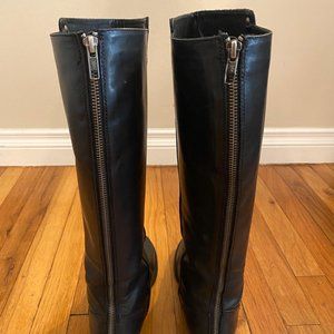 Frye Womens Melissa Black Leather Boots 3475436